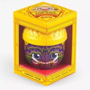 Thai Herbal Inhaler (Yadom) Aromatherapy - Ramakien Wirunhok Lotus (Blue)